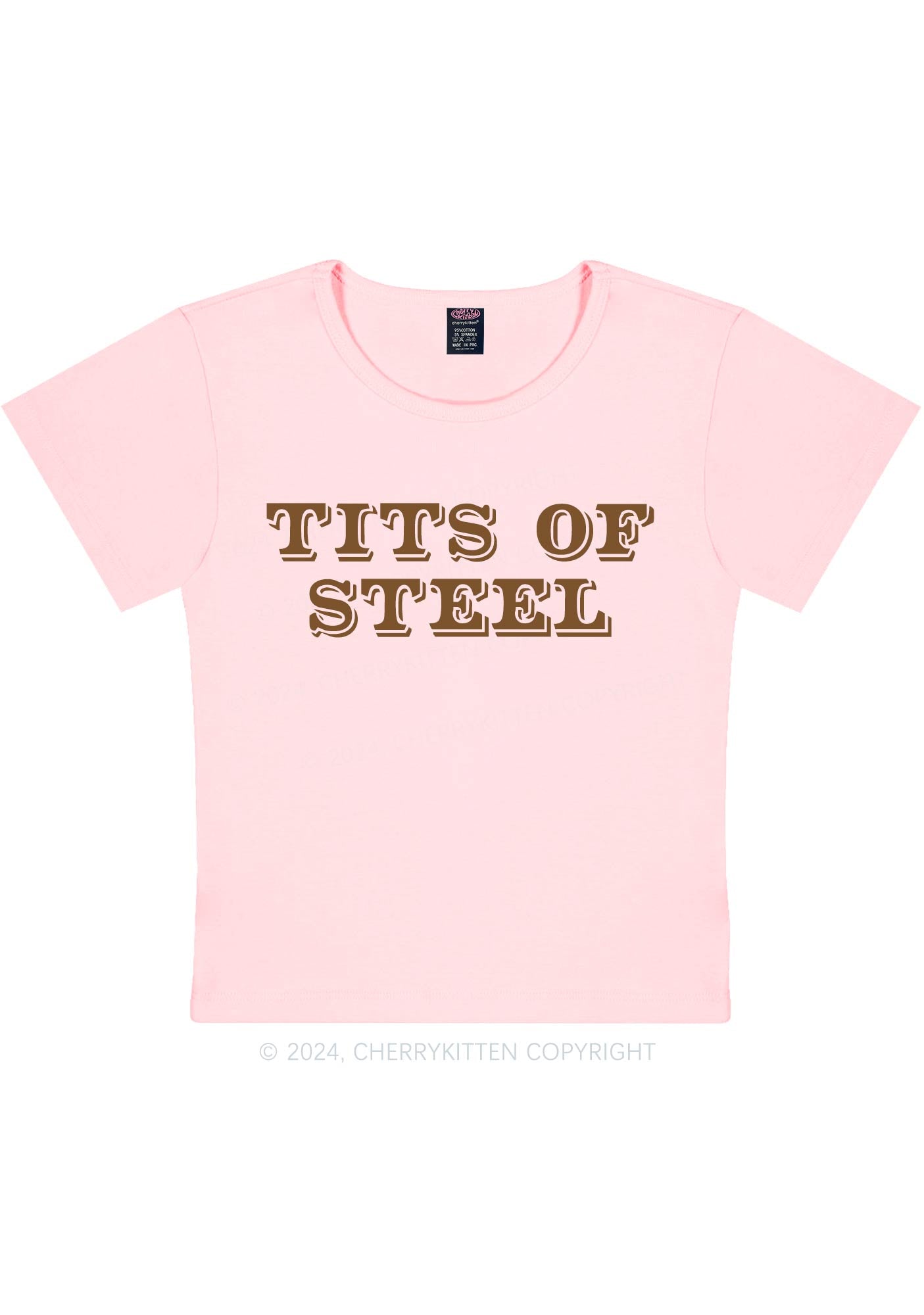 Txts Of Steel Y2K Baby Tee Cherrykitten