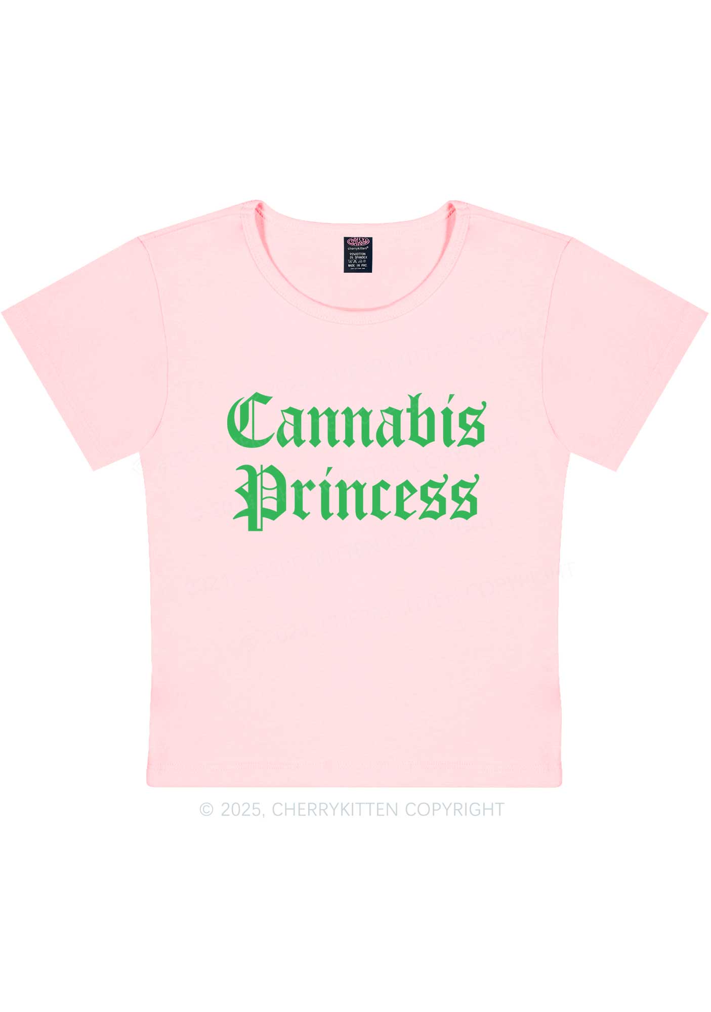 Cxnnxbis Princess Y2K Baby Tee Cherrykitten