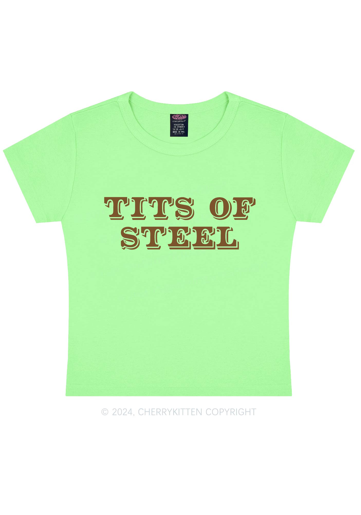 Txts Of Steel Y2K Baby Tee Cherrykitten