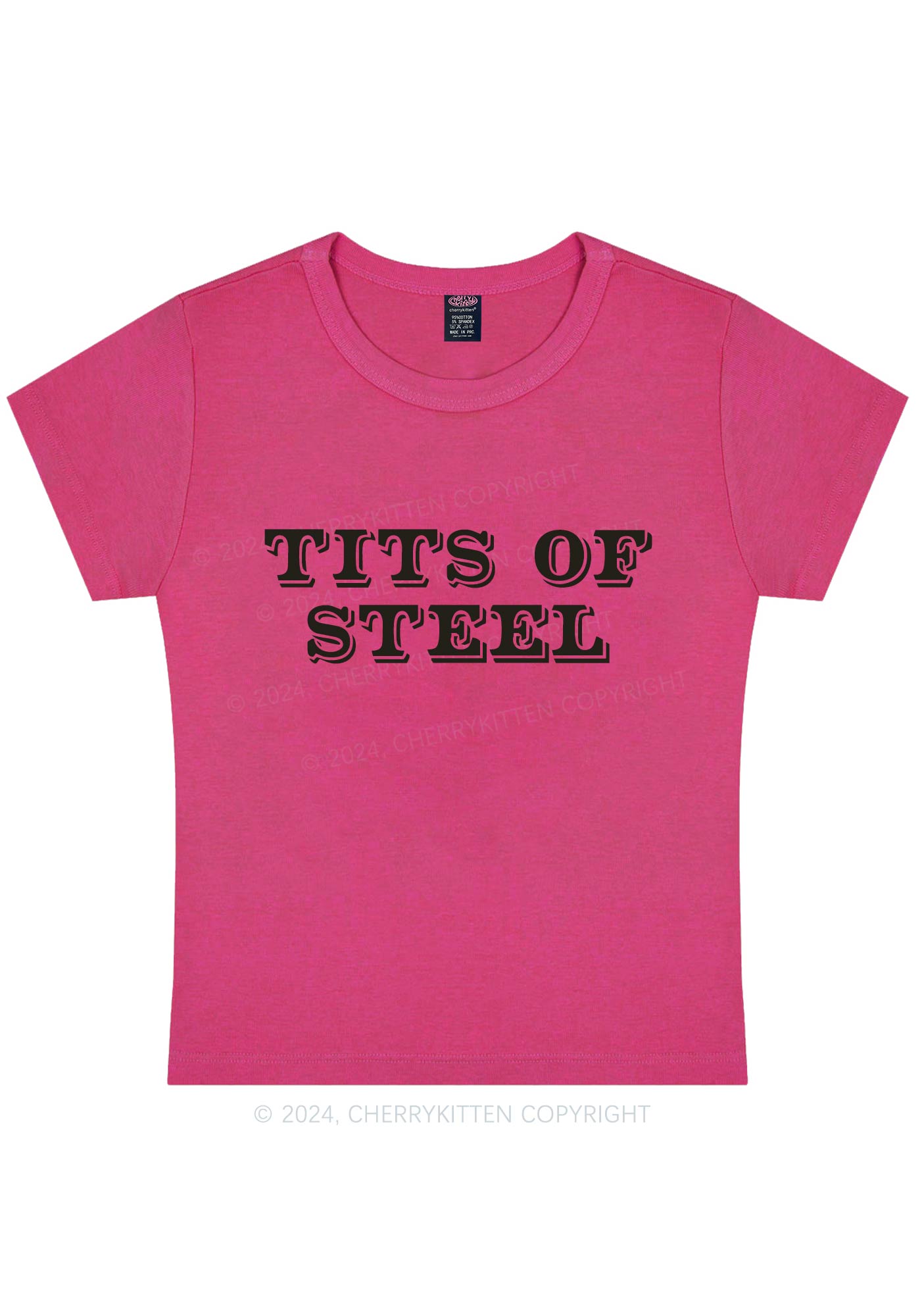 Txts Of Steel Y2K Baby Tee Cherrykitten