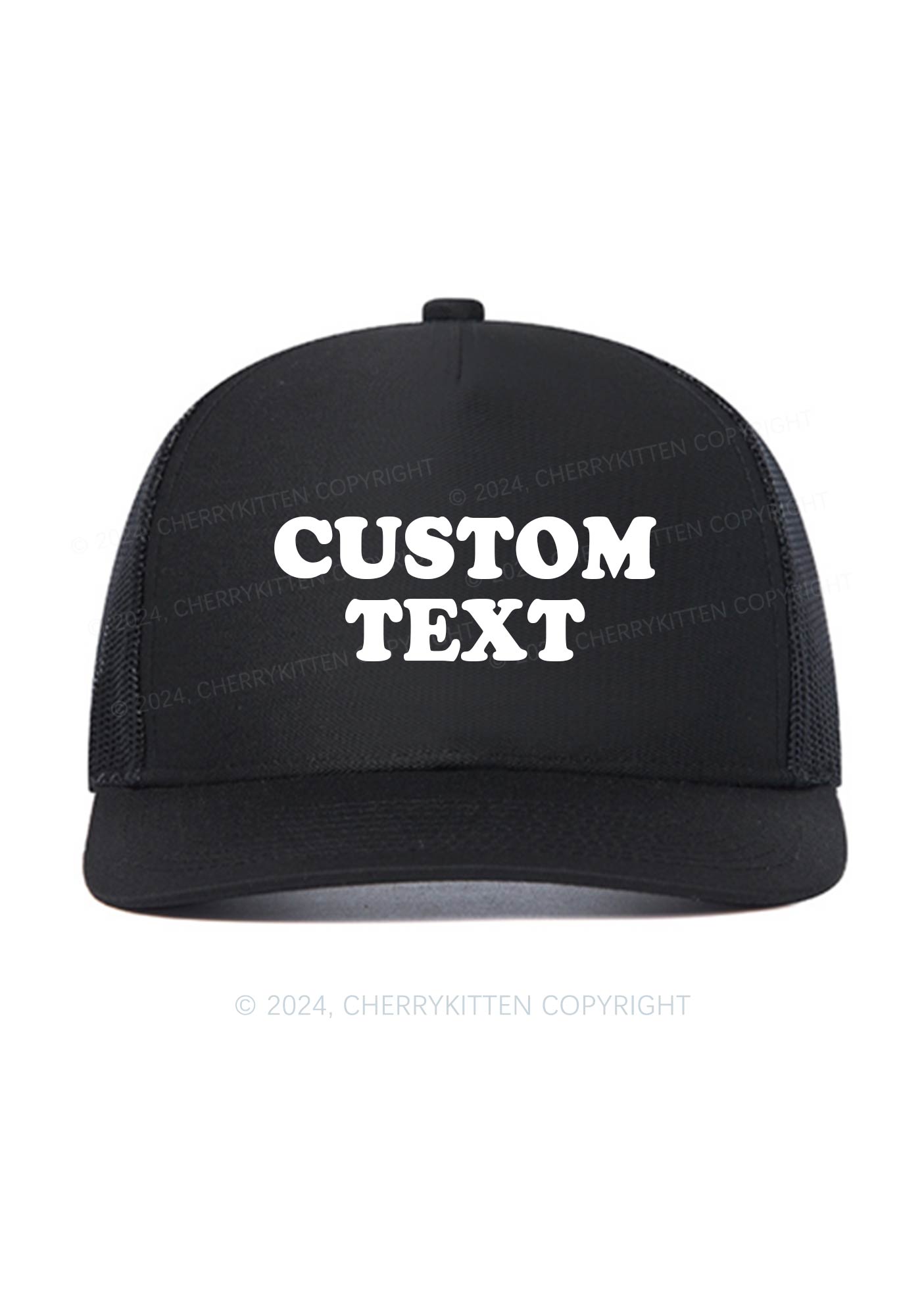 Custom Text Y2K Trucker Mesh Hat Cherrykitten