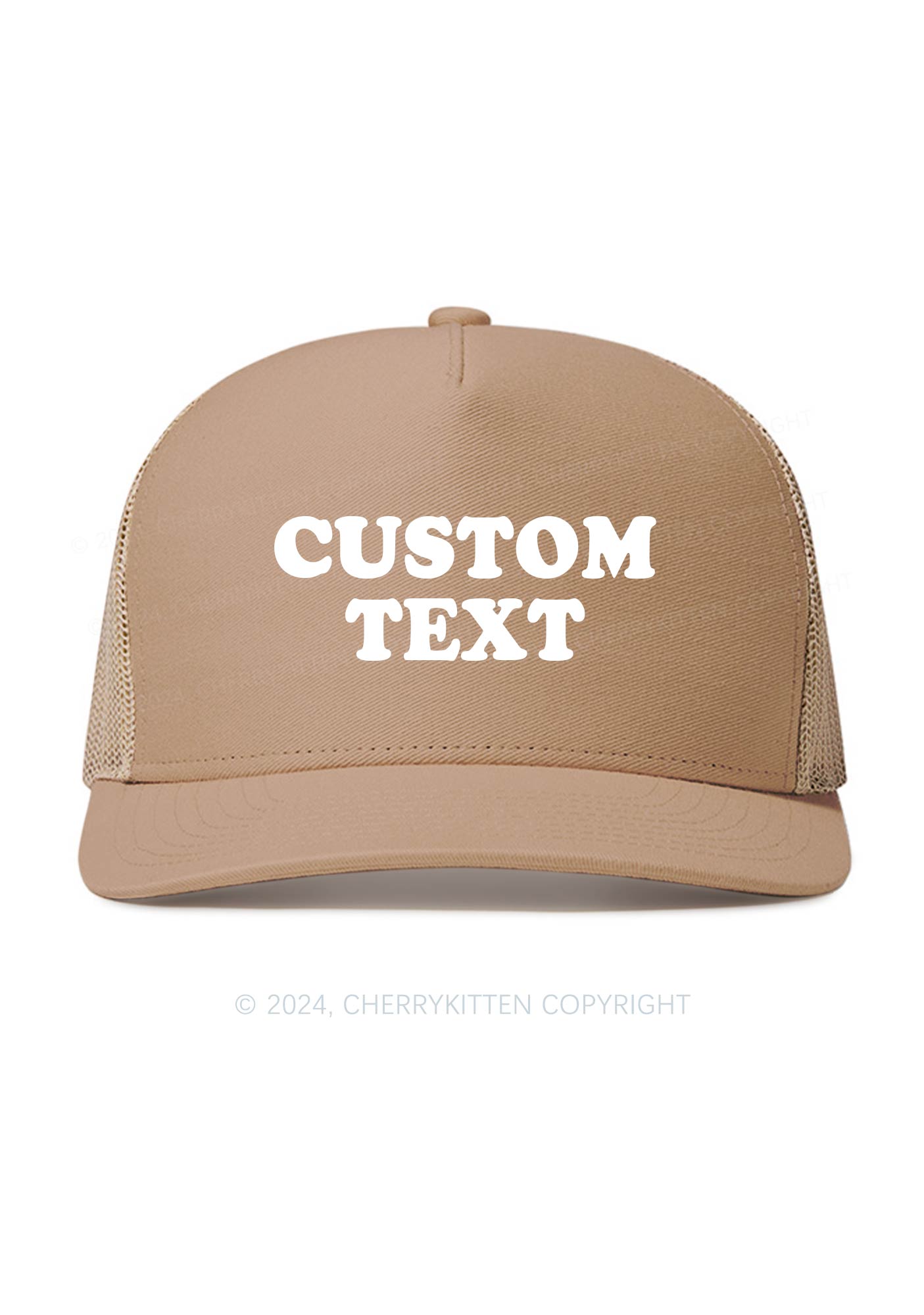 Custom Text Y2K Trucker Mesh Hat Cherrykitten