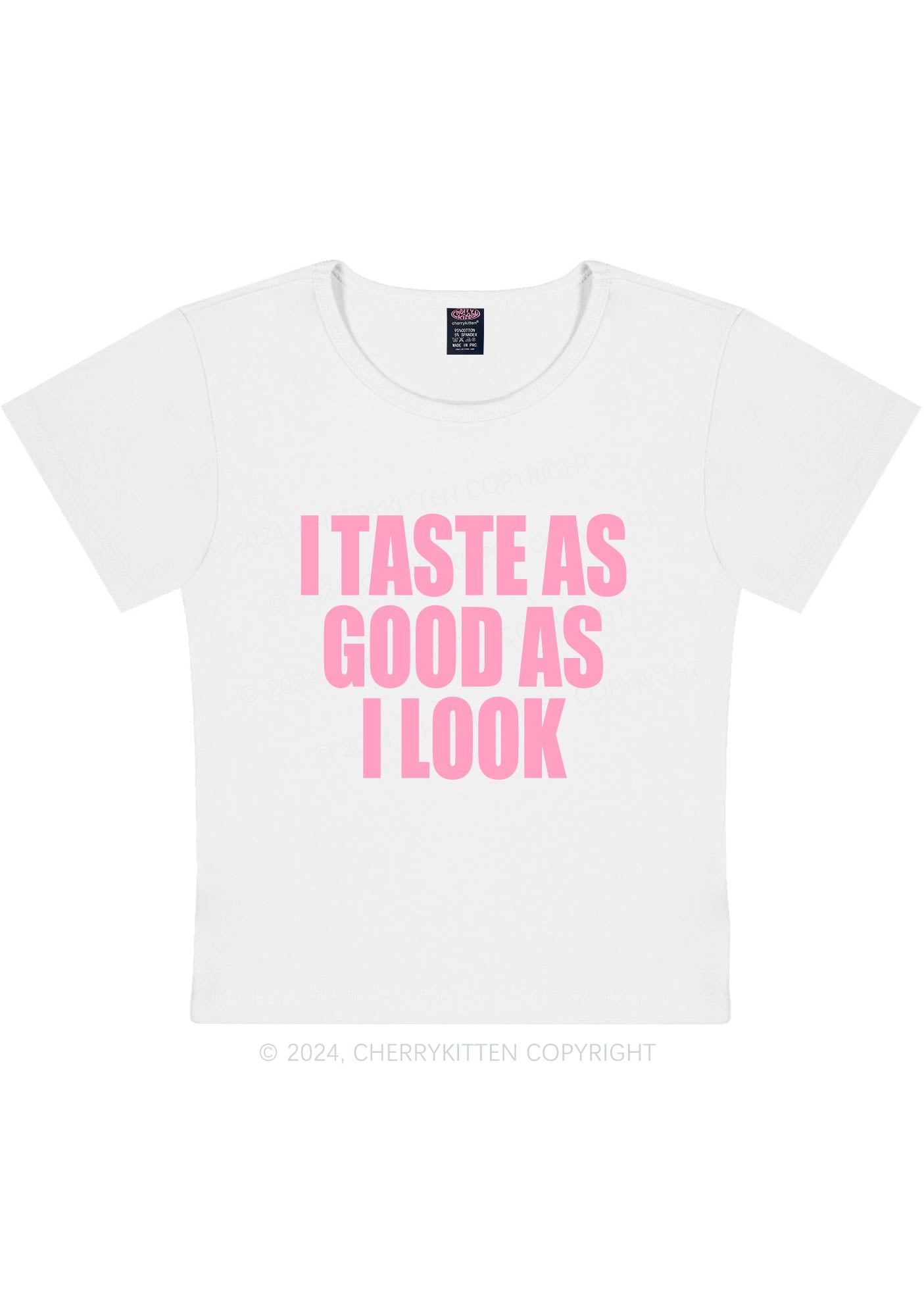 Taste Good Y2K Baby Tee Cherrykitten