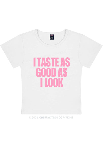 Taste Good Y2K Baby Tee Cherrykitten