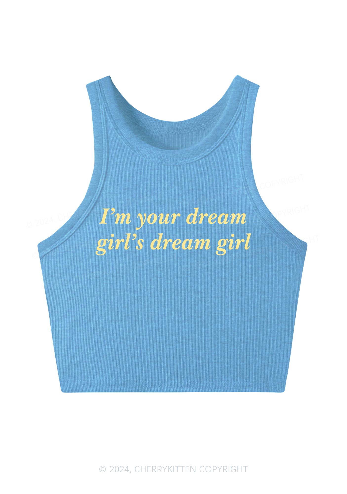 Dream Girl Y2K Crop Tank Top Cherrykitten