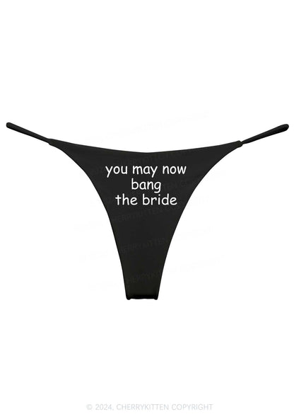 Bang The Bride Y2K Bikini String Thong Cherrykitten