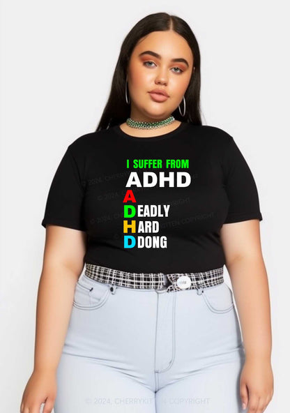 Curvy I Suffer From ADHD Y2K Baby Tee Cherrykitten