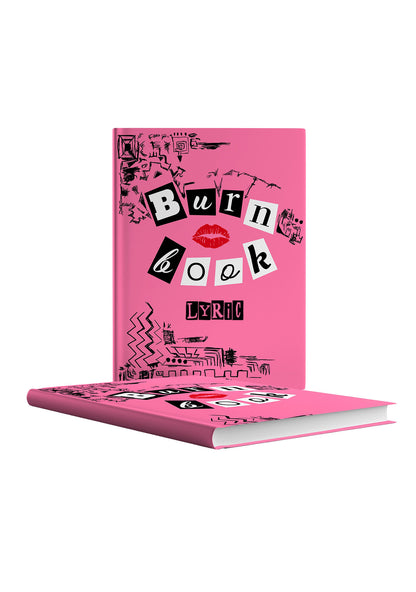 Custom Text Burn Book Y2K Notebook Cherrykitten