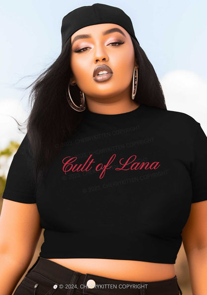 Curvy Cult Of Lana Y2K Baby Tee Cherrykitten