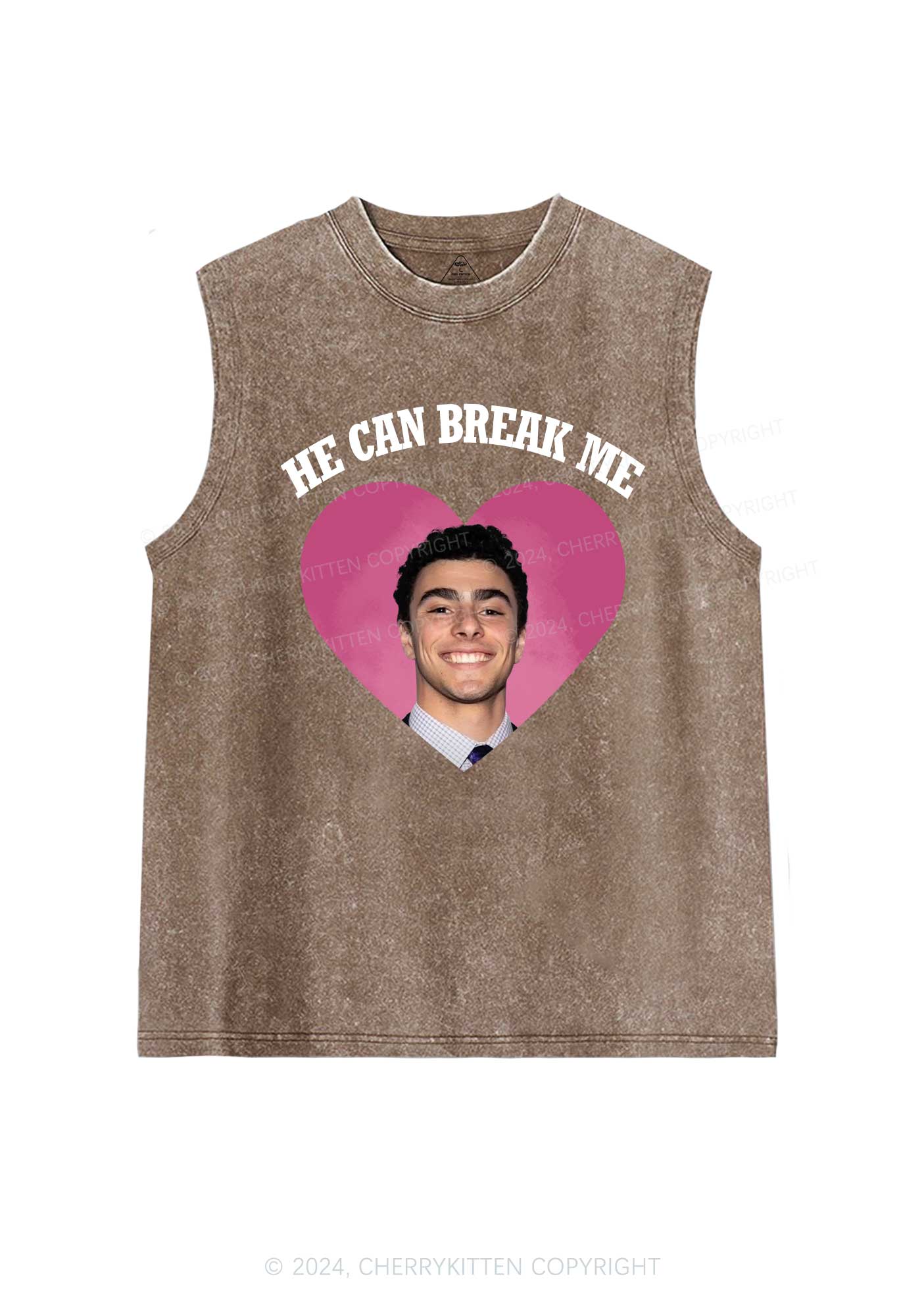 Break Me Luigi Y2K Washed Tank Cherrykitten