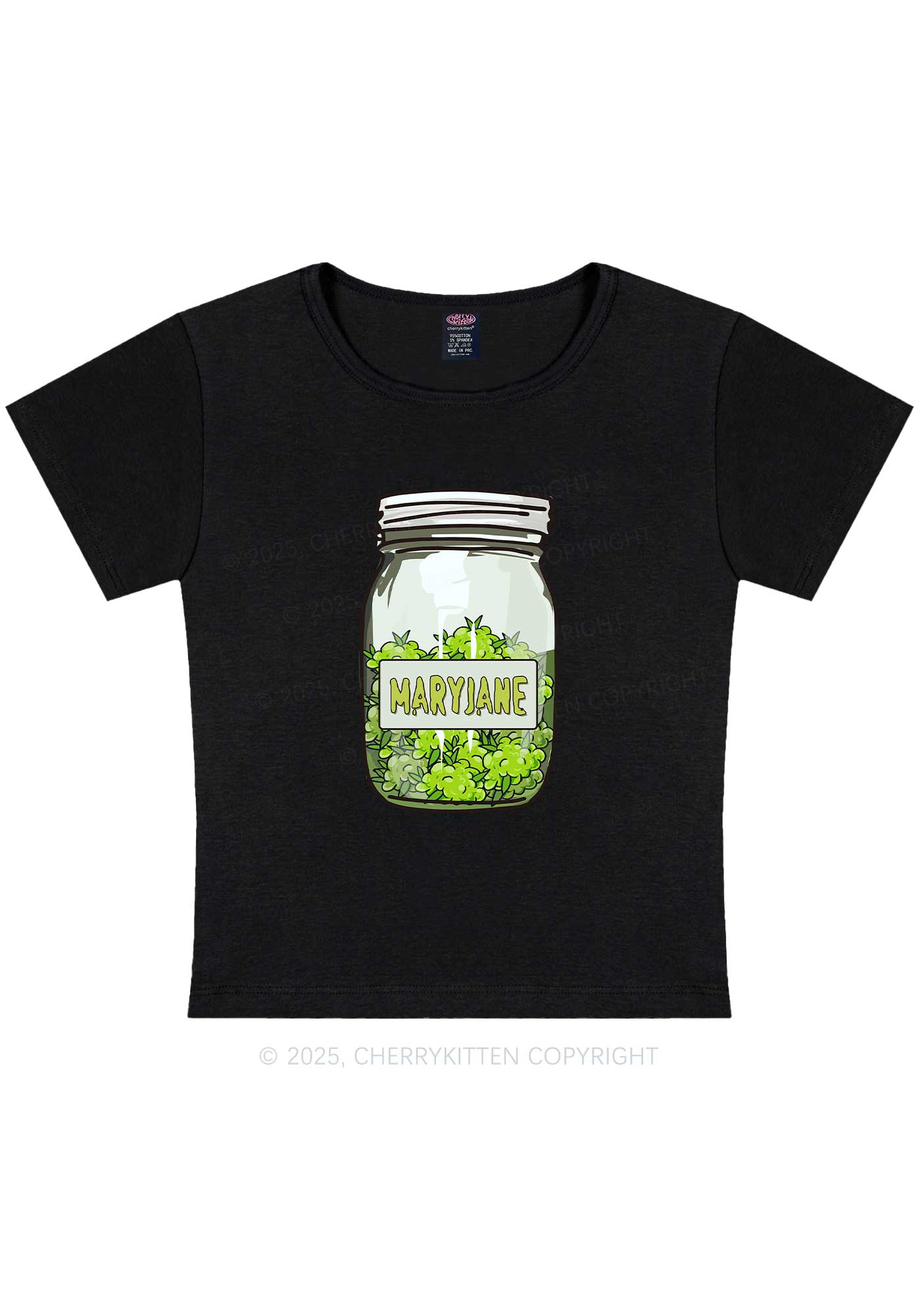 Mary Jane Wxxd Jar Y2K Baby Tee Cherrykitten