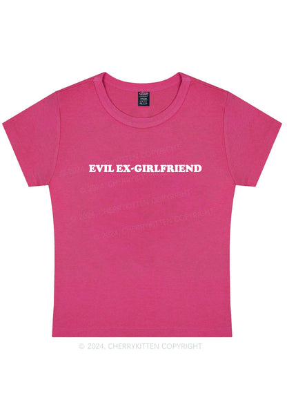 Evil Ex Girlfriend Y2K Baby Tee Cherrykitten