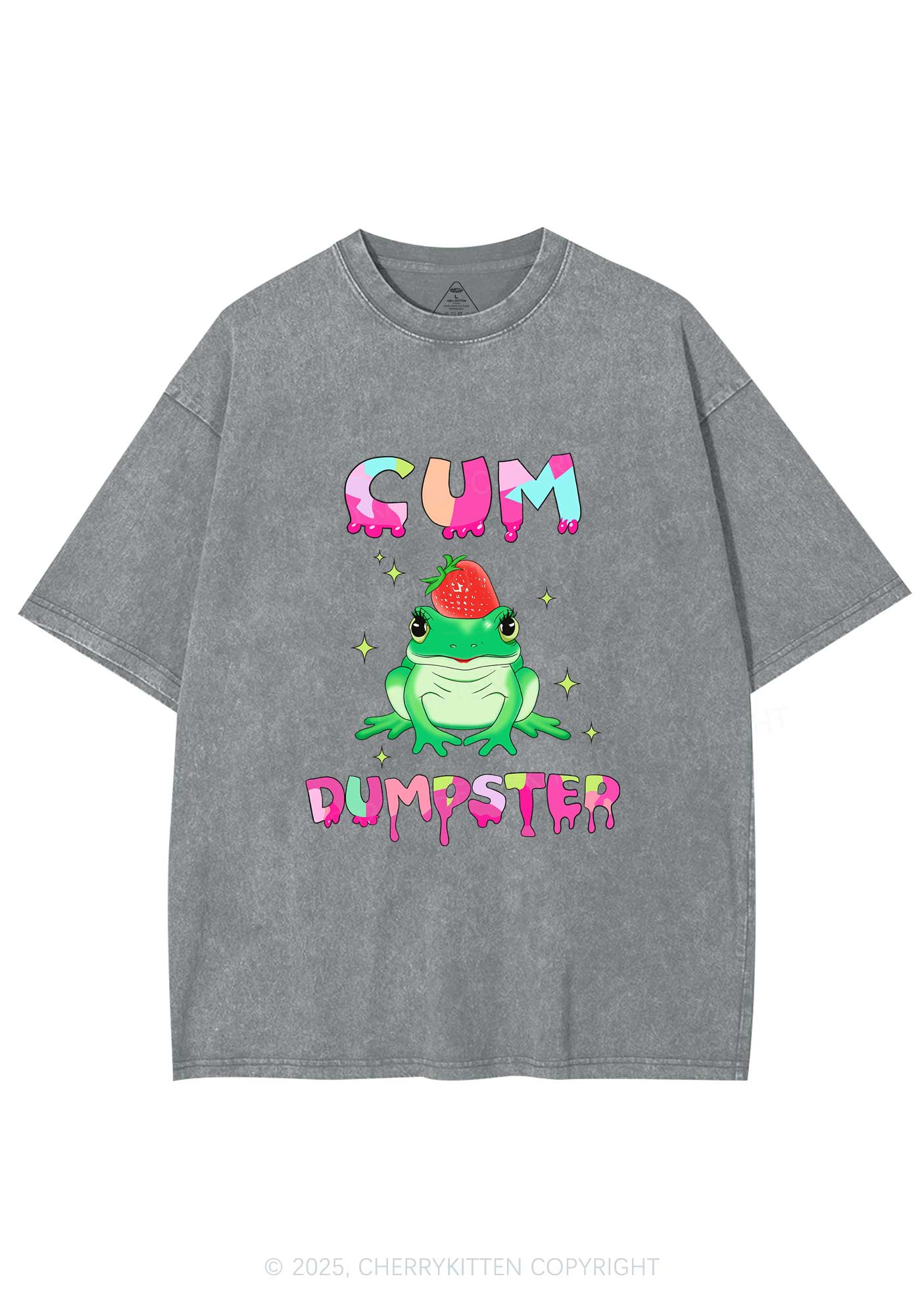 Frog Cxm Dumpster Y2K Washed Tee Cherrykitten