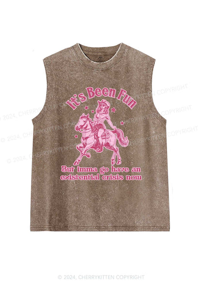 Cowgirl Existential Crisis Y2K Washed Tank Cherrykitten