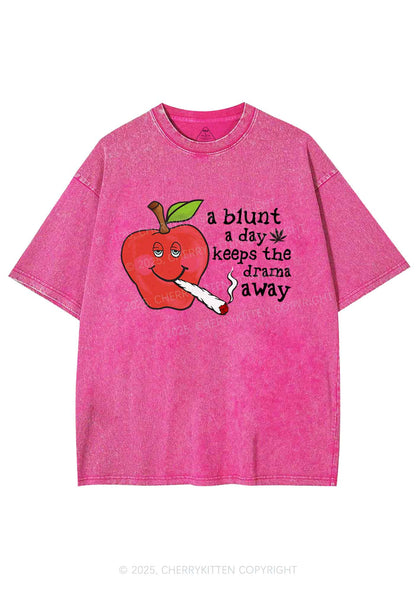 A Blunt A Day Y2K Washed Tee Cherrykitten