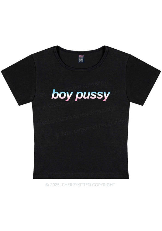 Boy Puxxy Y2K Baby Tee Cherrykitten