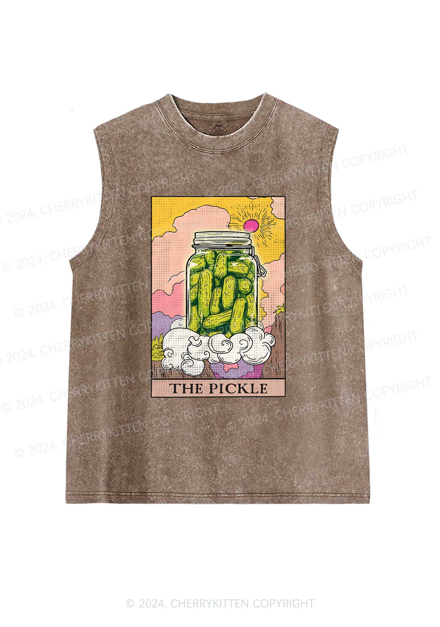 The Pickle Y2K Washed Tank Cherrykitten