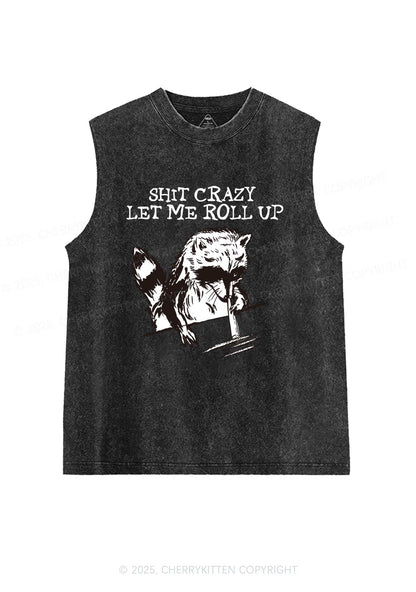 Shxt Crazy Y2K Washed Tank Cherrykitten