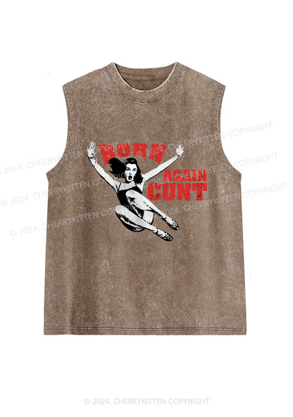 Born Again Cxxt Y2K Washed Tank Cherrykitten