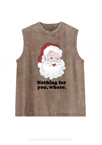 Christmas Nothing For You Y2K Washed Tank Cherrykitten