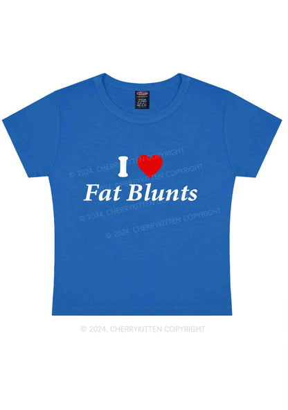 I Love Fat Blunts Y2K Baby Tee Cherrykitten