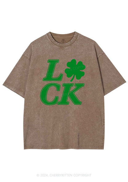 I Love CK St Patricks Y2K Washed Tee Cherrykitten