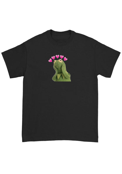 Pink Hearts Frog Chunky Shirt