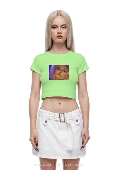 Miss Daddy Y2K Baby Tee Cherrykitten