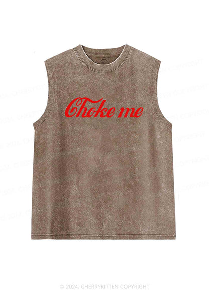 Choke Me Y2K Washed Tank Cherrykitten