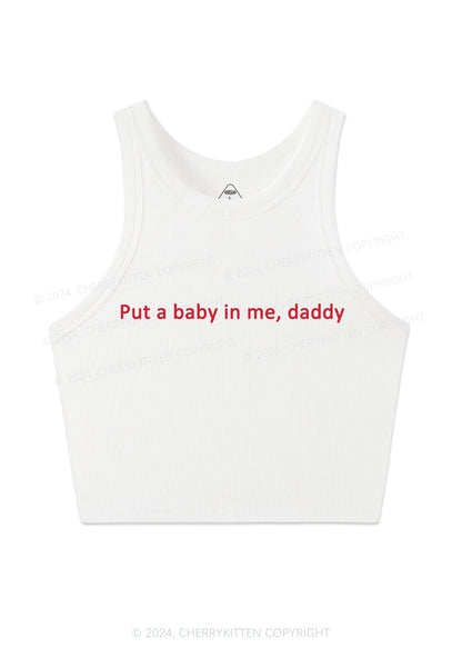 Put Baby In Me Y2K Crop Tank Top Cherrykitten