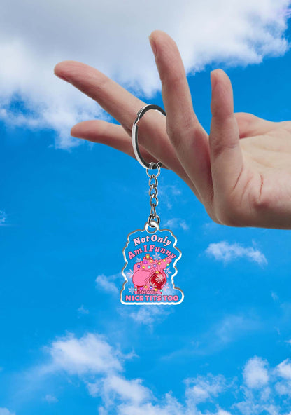 I Have Nice Dots Too Christmas 1Pc Y2K Keychain Cherrykitten