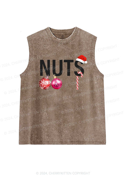 Christmas Nuts Y2K Washed Tank Cherrykitten