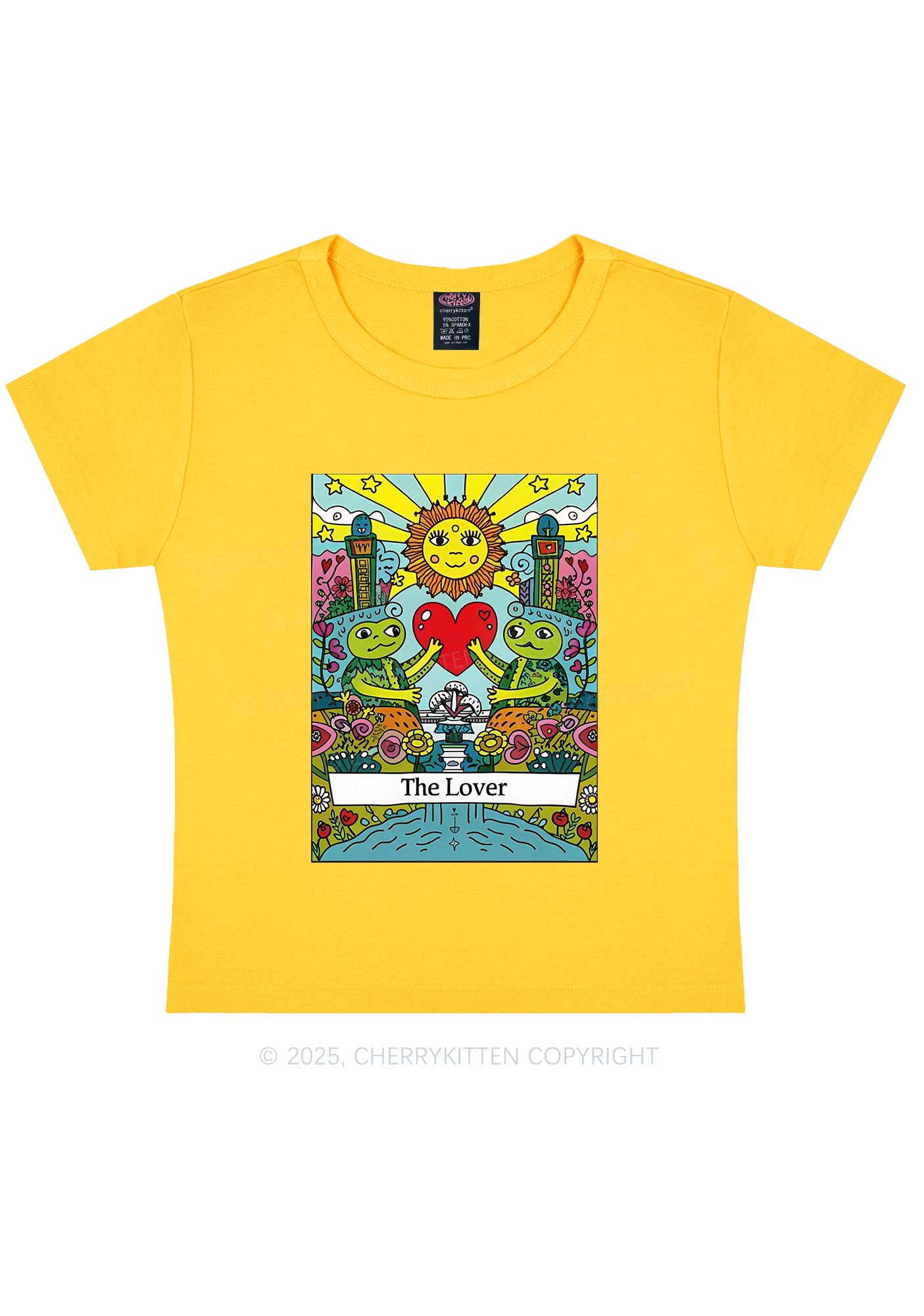 The Lover Frog Y2K Baby Tee Cherrykitten