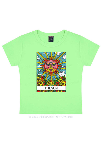 The Sun Y2K Baby Tee Cherrykitten