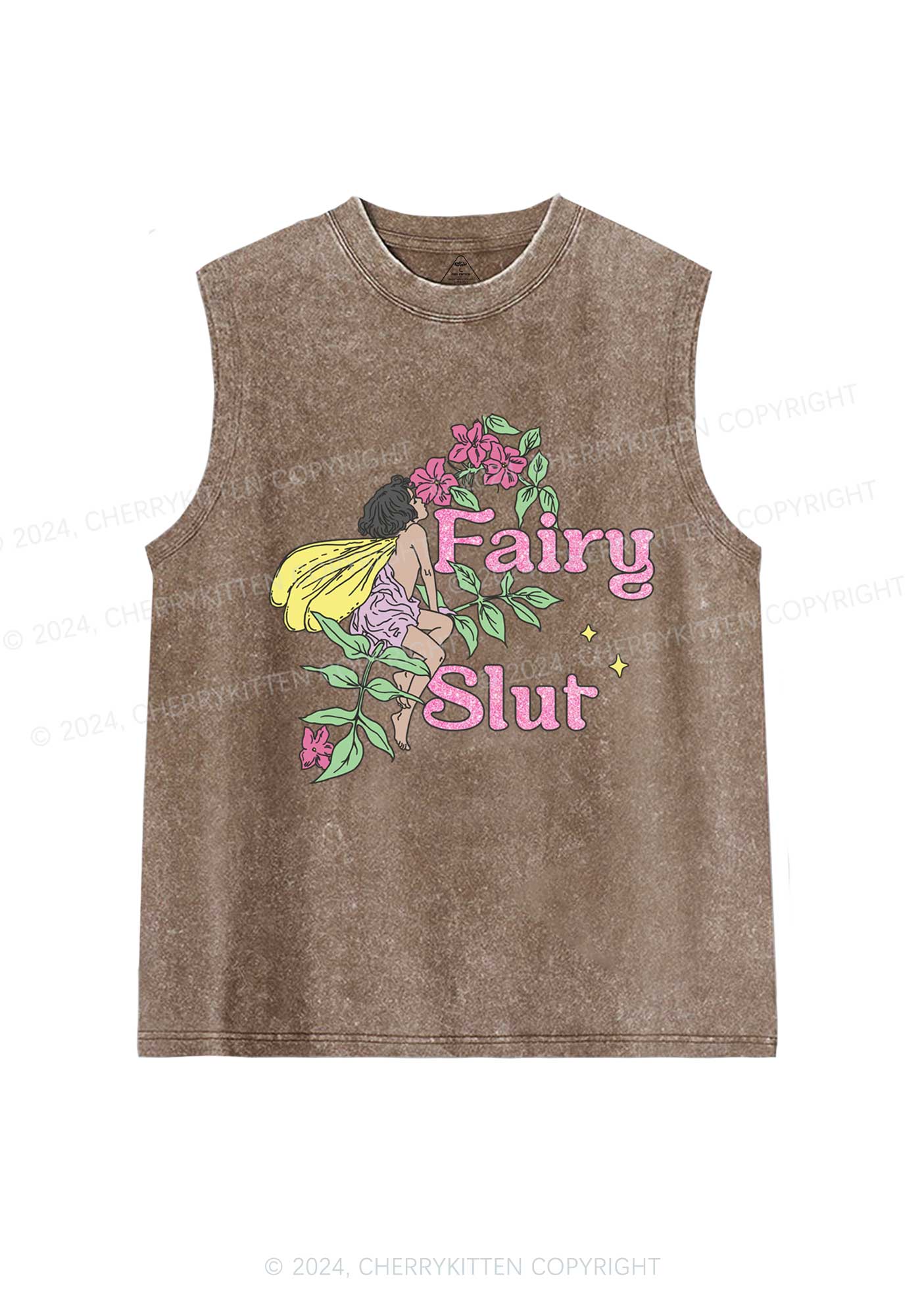 Fairy Slxt Y2K Washed Tank Cherrykitten