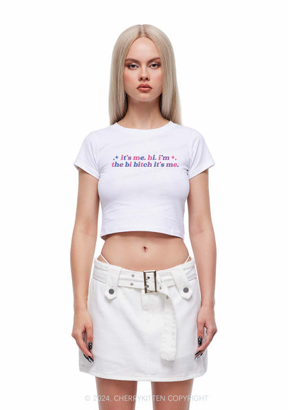 Bi Bxxch Y2K Baby Tee Cherrykitten