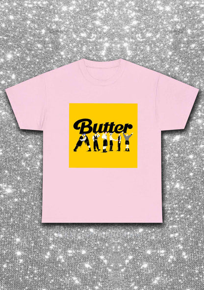 Butter Bangtan Boys Kpop Y2K Chunky Shirt Cherrykitten