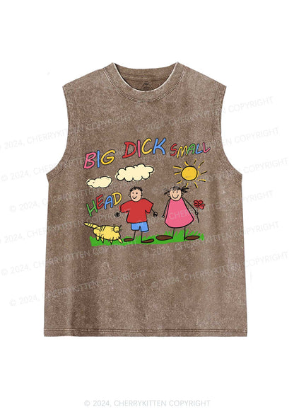 Small Head Kids Y2K Washed Tank Cherrykitten