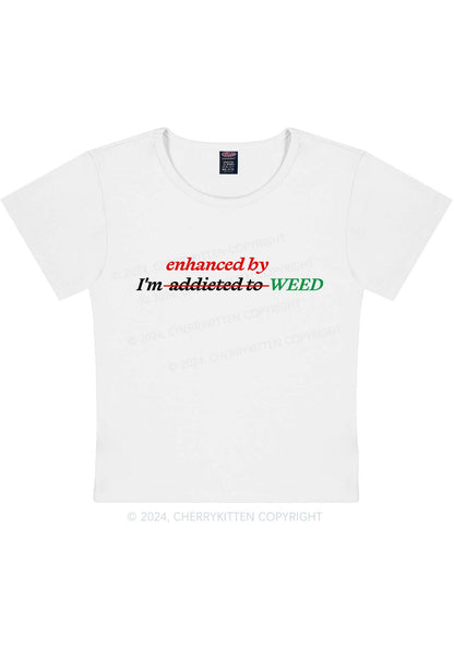 Enhanced By Wxxd Y2K Baby Tee Cherrykitten