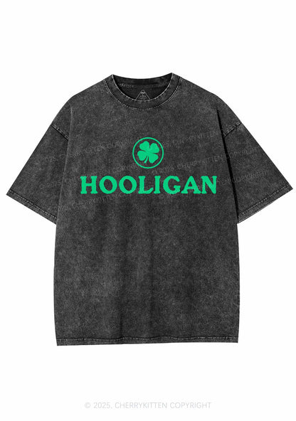 Irish Hooligan St Patricks Y2K Washed Tee Cherrykitten