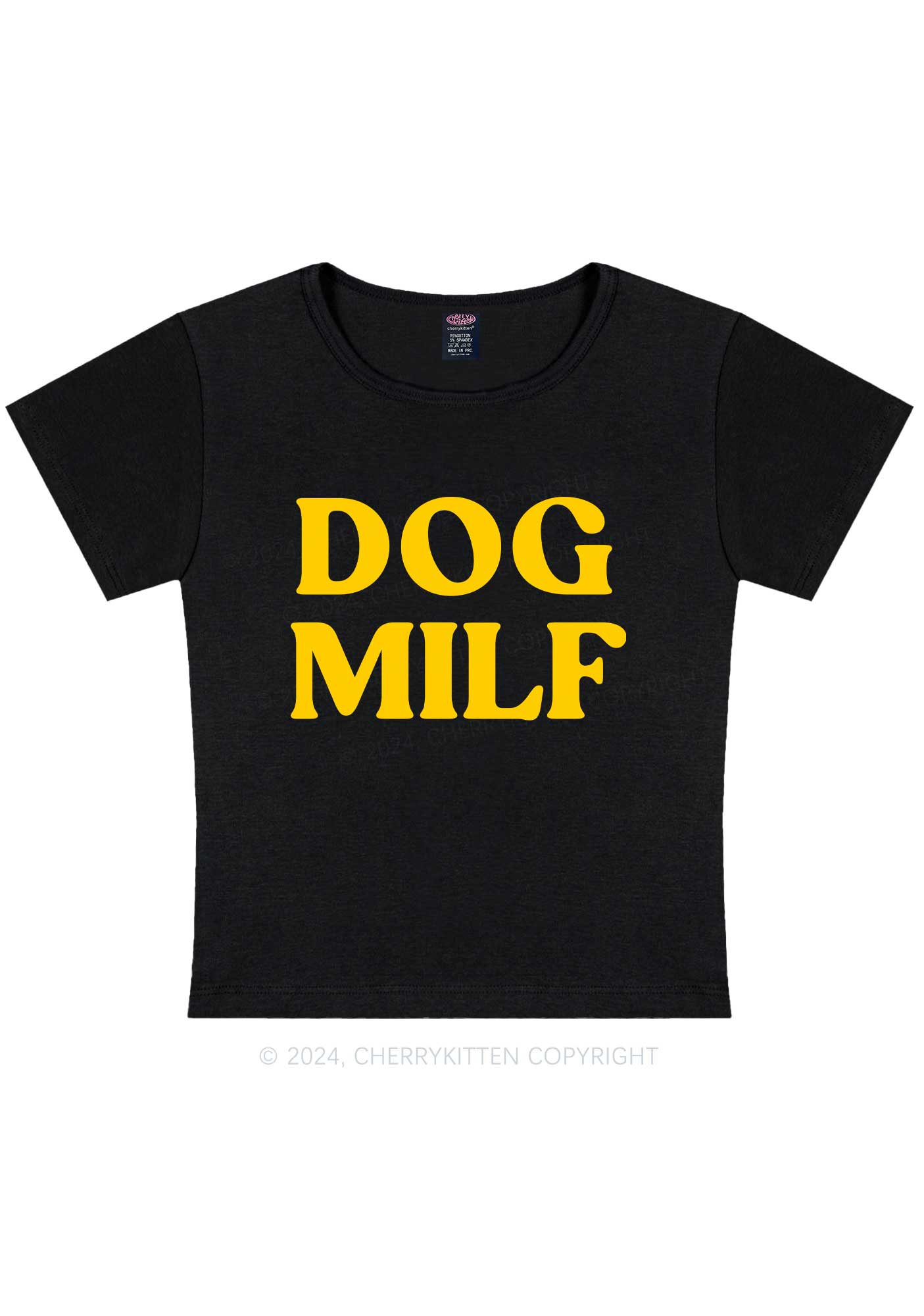 Dog Mxxf Y2K Baby Tee Cherrykitten