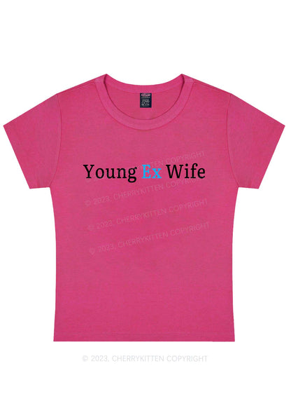 Young Ex Wife Y2K Baby Tee Cherrykitten