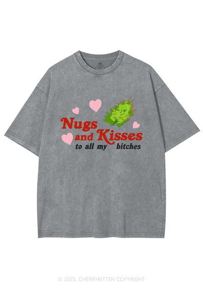 Nxgs And Kisses Y2K Washed Tee Cherrykitten