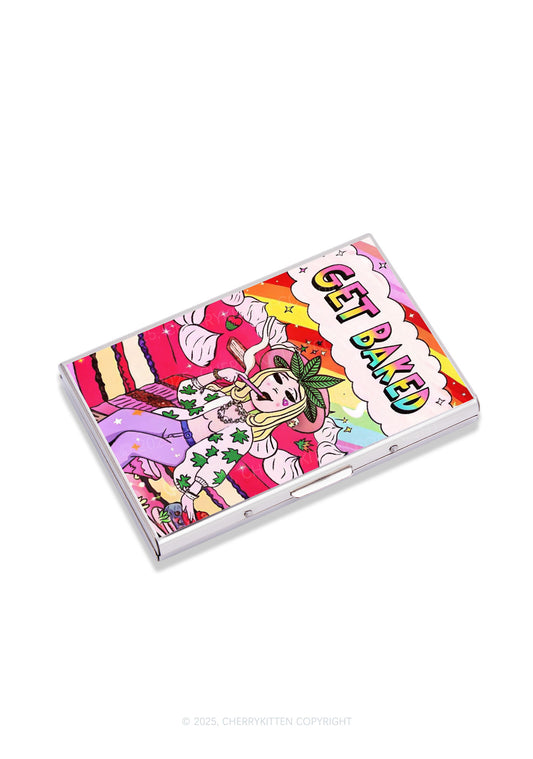 Get Baked Wxxd Y2K Mirror Cigarette Case Cherrykitten