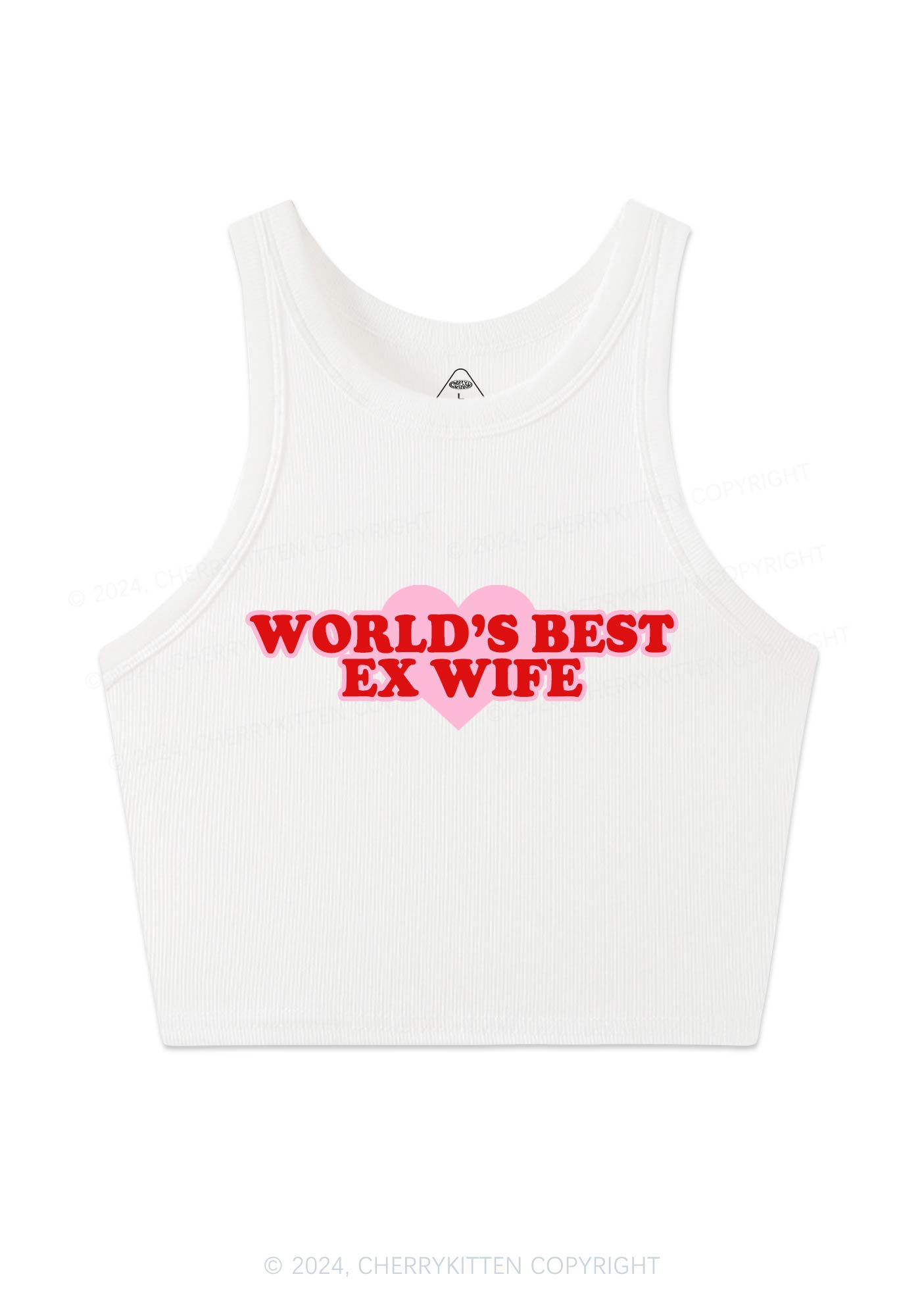 Best Ex Wife Y2K Crop Tank Top Cherrykitten