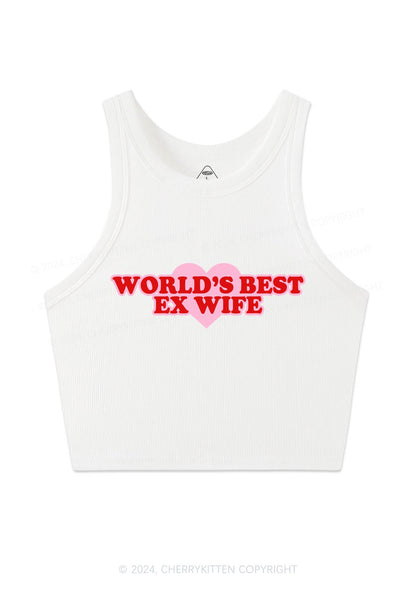 Best Ex Wife Y2K Crop Tank Top Cherrykitten