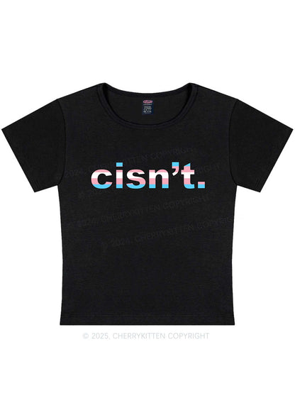 Cisn't Y2K Baby Tee Cherrykitten