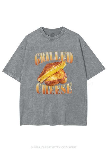 Grilled Cheese Y2K Washed Tee Cherrykitten