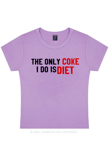 Coke Diet Y2K Baby Tee Cherrykitten