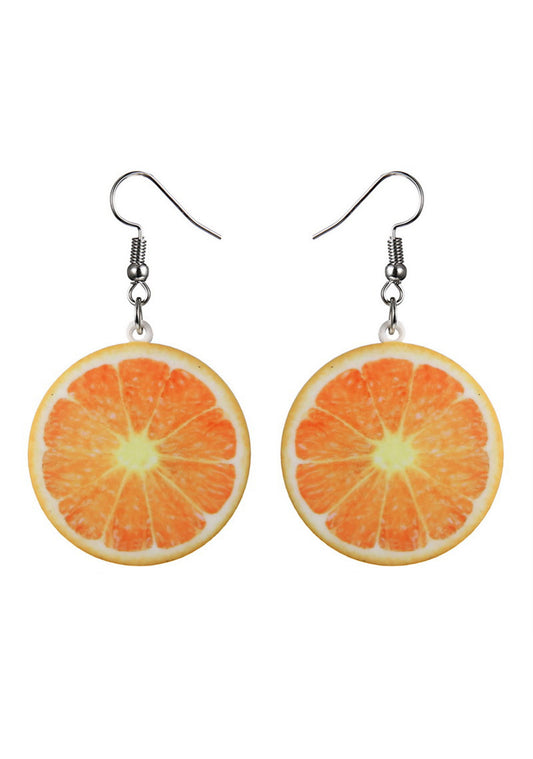 Acrylic Orange Y2K Earrings Cherrykitten